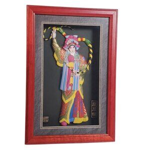 Vintage Chinese 3D Picture Box – Hu Sanniang - Home Décor